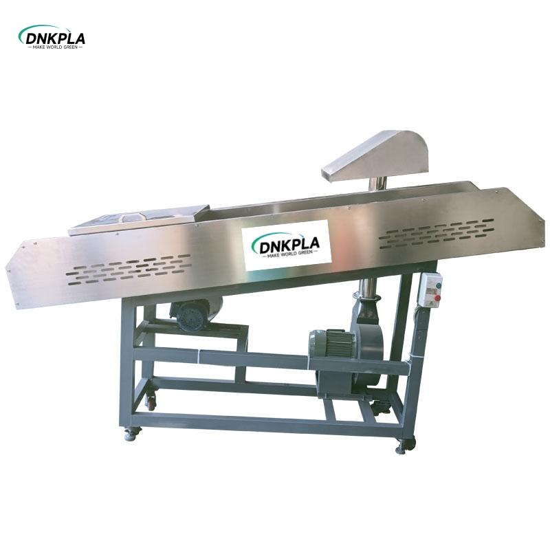 Strip blowing machine